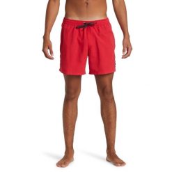 Szorty kąpielowe dla Mężczyzn EVERYDAY SOLID VOLLEY 15" Czerwony. Czerwone szorty Quiksilver, m, bez wzorów, z poliesteru, sportowe. Za 129.00 zł.