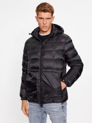 Guess Kurtka puchowa M3BL36 WF4F0 Czarny Regular Fit. Czarne kurtki Guess, m, z aplikacjami, z puchu, bez kaptura. Za 649.99 zł.