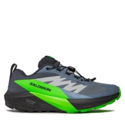 Buty do biegania Salomon. Niebieskie buty do biegania Salomon, bez wzorów, z gore-texu, bez zapięcia, do biegania, gore-tex. Za 429.99 zł.