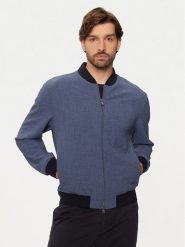 Boss Kurtka bomber Nolwin 50433876 Granatowy Slim Fit. Niebieskie kurtki Boss, m, bez wzorów, z syntetyku, bez kaptura. Za 1,779.00 zł.