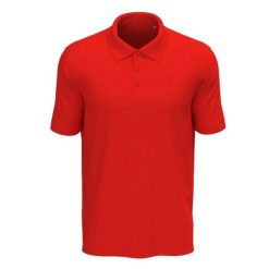 Męska Koszulka Polo Lux. Czerwone koszulki polo Stedman, m, bez wzorów, bez kołnierzyka, bez ramiączek. Za 95.99 zł.