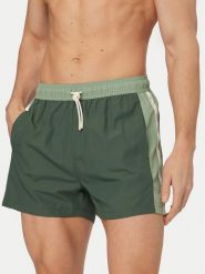 EA7 Emporio Armani Szorty kąpielowe 7M001679 AF21070 M7130 Zielony Regular Fit. Zielone kąpielówki EA7 Emporio Armani, m, bez wzorów, z syntetyku. Za 329.99 zł.