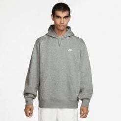 Bluza sportowa męska Nike Club. Białe bluzy z kapturem Nike, m, bez wzorów, z materiału, z kapturem. Za 383.00 zł.