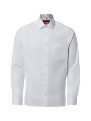 Finshley & Harding koszula biznesowa - Easy Care Mężczyźni Slim Fit Bawełna biały, 43. Białe koszule Finshley & Harding, m, bez wzorów, z bawełny, bez kołnierzyka, bez ramiączek. Za 119.95 zł.