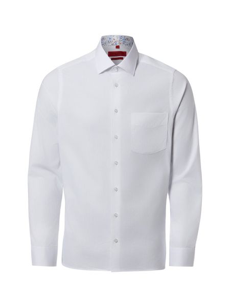 Finshley & Harding koszula biznesowa - Easy Care Mężczyźni Slim Fit Bawełna biały, 43. Białe koszule Finshley & Harding, m, bez wzorów, z bawełny, bez kołnierzyka, bez ramiączek. Za 119.95 zł.