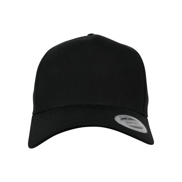 Czapka Flexfit 5-panel curved. Czarne czapki z daszkiem FLEXFIT, bez wzorów. Za 135.00 zł.