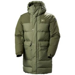 Kurtka puchowa Helly Hansen Escape Down. Zielone kurtki Helly Hansen, m, bez wzorów, z materiału. Za 2,179.00 zł.
