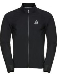 Odlo Kurtka przeciwdeszczowa "Morzine Rain Light" w kolorze czarnym rozmiar: S. Czarne kurtki outdoor i hardshell ODLO, s, bez wzorów, bez kaptura. Za 215.71 zł.