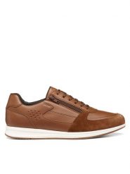 Geox Sneakersy U Avery U65H5A 0BC22 C6001 Brązowy. Brązowe buty sportowe casual Geox, bez wzorów, ze skóry, bez zapięcia. Za 449.99 zł.