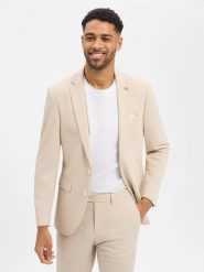 Finshley & Harding London kurtka modułowa Mężczyźni Slim Fit beżowy, 48. Brązowe kurtki Finshley & Harding London, m, bez wzorów, bez kaptura. Za 799.95 zł.
