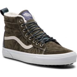 Sneakersy VANS - Sk8-Hi Mte VN0A33TXUQ91 (Mte) Dusty Olive/Darest. Zielone buty sportowe casual Vans, bez wzorów, z futra, bez zapięcia. W wyprzedaży za 229.00 zł.