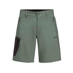 Spodnie trekkingowe męskie Jack Wolfskin 15037924311. Zielone szorty Jack Wolfskin, m, bez wzorów, z materiału, sportowe. Za 399.00 zł.