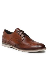 Lasocki For Men Półbuty SYRIUSZ-02 MI08 Brązowy. Brązowe eleganckie półbuty Lasocki For Men, bez wzorów, ze skóry, bez obcasa, bez zapięcia. Za 159.99 zł.