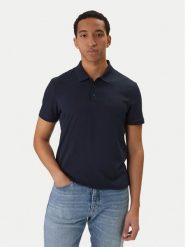 Calvin Klein Jeans Polo Classic Monogram LV04RD255G Granatowy Regular Fit. Niebieskie koszulki polo Calvin Klein Jeans, l, bez wzorów, z bawełny, bez kołnierzyka, bez ramiączek. Za 289.99 zł.