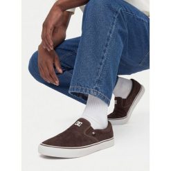 Tenisówki DC Shoes. Brązowe trampki DC Shoes, m, bez wzorów, bez zapięcia. Za 219.99 zł.