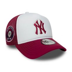 New Era Ws Ef Trucker Neyyanco Czapka Dorosłych. Białe czapki z daszkiem New Era, z aplikacjami, z materiału. Za 222.99 zł.