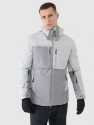 4F Kurtka narciarska z wypełnieniem Primaloft i membraną Pertex 20000/20000 męska - szara L. Szare kurtki narciarskie i snowboardowe 4F, l, bez wzorów, z dzianiny, narciarskie, primaloft. Za 1,999.99 zł.