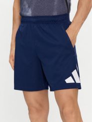 Adidas Szorty sportowe Train Essentials Logo Training Shorts IB8124 Niebieski Regular Fit. Niebieskie krótkie spodenki sportowe Adidas, m, bez wzorów, z syntetyku. Za 129.99 zł.
