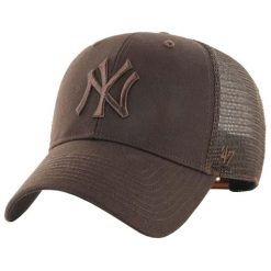 Czapka z daszkiem dla dorosłych MLB New York Yankees Branson Cap. Brązowe czapki z daszkiem 47 Brand, bez wzorów, z bawełny. Za 120.95 zł.