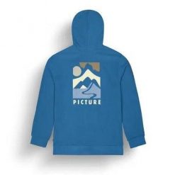 Bluza z kapturem Picture Kenoma Zip Serenity Blue. Niebieskie bluzy z kapturem Picture, l, bez wzorów, z kapturem. Za 401.85 zł.