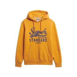 Bluza z kapturem Superdry Standard Script. Żółte bluzy Superdry, m, bez wzorów, z kapturem. Za 385.55 zł.