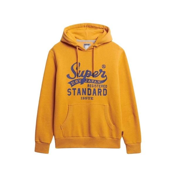 Bluza z kapturem Superdry Standard Script. Żółte bluzy Superdry, m, bez wzorów, z kapturem. Za 420.10 zł.