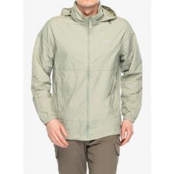 Kurtka przeciwwiatrowa męska Columbia Loop Basin Windbreaker. Zielone kurtki Columbia, m, bez wzorów, z softshellu, bez kaptura. Za 324.99 zł.
