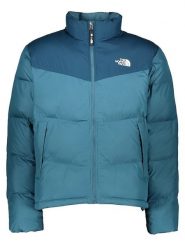The North Face Kurtka pikowana "Saikuru" w kolorze niebieskim rozmiar: L. Niebieskie kurtki The North Face, l, bez wzorów, bez kaptura. Za 658.88 zł.