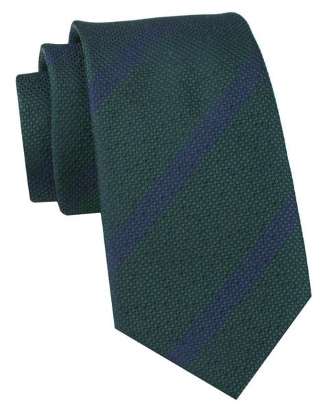 Klubowy, Klasyczny, Męski Krawat - ALTIES - Ciemnozielony. Zielone krawaty i muchy Alties, bez wzorów, z tkaniny. Za 49.00 zł.