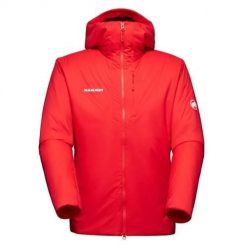 Kurtka uniwersalna męska Mammut Rime Flex Insulated. Czerwone kurtki Mammut, m, bez wzorów, z syntetyku, z kapturem. Za 1,127.00 zł.