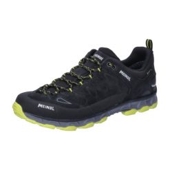 Buty trekkingowe męskie MEINDL Lite Trail GTX, z membraną Gore-Tex. Czarne buty trekkingowe MEINDL, bez wzorów, z gore-texu, bez zapięcia. Za 807.99 zł.