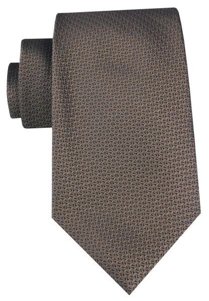 Męski Krawat - Chattier - Brązowy z Mikrowzorem. Brązowe krawaty i muchy Chattier, bez wzorów, z tkaniny. Za 55.00 zł.