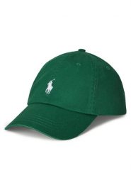 Polo Ralph Lauren Czapka z daszkiem 710667709149 Zielony. Zielone czapki z daszkiem Polo Ralph Lauren, bez wzorów, z bawełny. Za 179.99 zł.