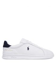Polo Ralph Lauren Sneakersy Heritage Court II 809P10044002 Biały. Białe buty sportowe casual Polo Ralph Lauren, bez wzorów, ze skóry, bez zapięcia. Za 579.99 zł.