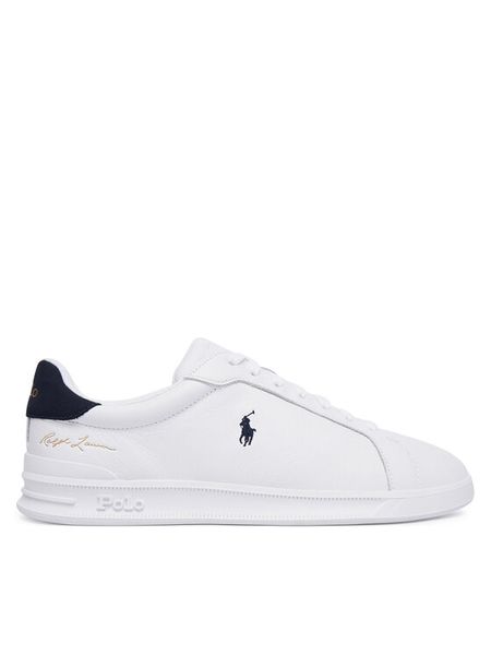 Polo Ralph Lauren Sneakersy Heritage Court II 809P10044002 Biały. Białe buty sportowe casual Polo Ralph Lauren, bez wzorów, ze skóry, bez zapięcia. Za 449.99 zł.