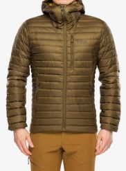 Kurtka puchowa Rab Microlight Alpine Jacket. Brązowe kurtki RAB, s, bez wzorów, z materiału, bez kaptura. Za 769.99 zł.