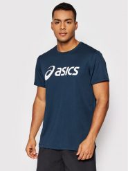 Asics Koszulka techniczna Core 2011C334 Granatowy Regular Fit. Niebieskie t-shirty sportowe ASICS, bez wzorów, z syntetyku, bez ramiączek, na fitness i siłownię. Za 139.99 zł.