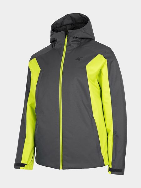4F Kurtka narciarska w kolorze szaro-żółtym rozmiar: L. Szare kurtki narciarskie i snowboardowe 4F, l, bez wzorów, narciarskie. Za 270.39 zł.