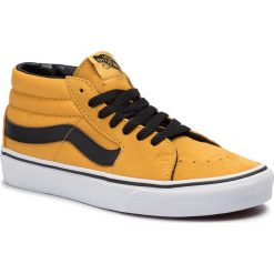 Sneakersy VANS - Sk8-Mid VN0A3WM3VYJ1 Mango Mojito/True White. Żółte buty sportowe casual Vans, bez wzorów, z gumy, bez zapięcia. Za 319.00 zł.