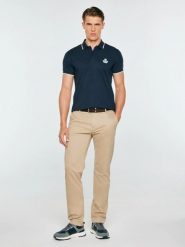 Koszulka męska polo granatowa seller 403. Niebieskie koszulki polo sportowe BIG STAR, l, bez wzorów, z bawełny, bez kołnierzyka, bez ramiączek. Za 139.99 zł.