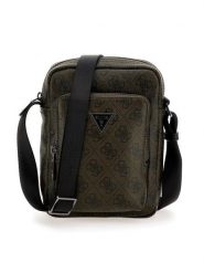 Guess Saszetka Vezzola Smart HMEVZL P3163 Zielony. Zielone saszetki i nerki Guess, z aplikacjami, ze skóry. Za 239.99 zł.