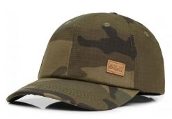 Czapka z Daszkiem (Bejsbolówka), Bawełniana - Pako Jeans - Zieleń Moro. Zielone czapki z daszkiem Pako Jeans, bez wzorów, z bawełny. Za 49.99 zł.