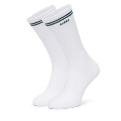 Skarpety długie Guess. Białe skarpety Guess, z aplikacjami. Za 64.99 zł.
