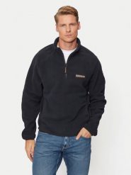 Napapijri Polar NP0A4HZO Czarny Regular Fit. Czarne bluzy z polaru Napapijri, m, bez wzorów, z polaru, bez kaptura. Za 339.99 zł.