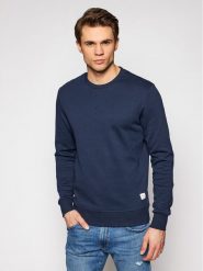 Jack&Jones Bluza Basic 12181903 Granatowy Regular Fit. Niebieskie bluzy Jack&Jones, l, bez wzorów, z bawełny, bez kaptura. Za 119.99 zł.
