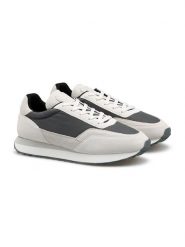 LLOYD Skórzane sneakersy w kolorze antracytowo-kremowym rozmiar: 43. Brązowe buty sportowe casual Lloyd, bez wzorów, z materiału, bez zapięcia. Za 341.95 zł.
