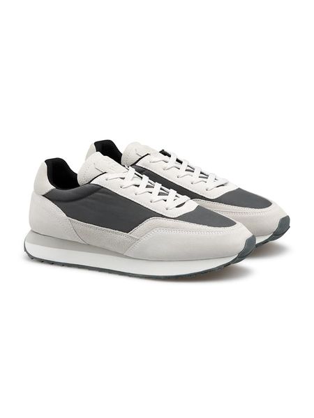 LLOYD Skórzane sneakersy w kolorze antracytowo-kremowym rozmiar: 43. Brązowe buty sportowe casual Lloyd, bez wzorów, z materiału, bez zapięcia. Za 314.78 zł.