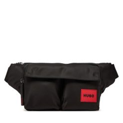 Saszetka nerka HUGO. Czarne saszetki i nerki Hugo, bez wzorów. Za 329.99 zł.