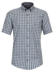 CASAMODA Koszula - Regular fit - w kolorze błękitno-niebieskim rozmiar: L. Niebieskie koszule CASAMODA, l, bez wzorów, z bawełny, bez kołnierzyka, bez ramiączek. Za 92.86 zł.