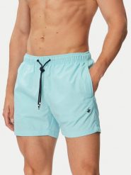 Beverly Hills Polo Club Szorty kąpielowe P-SS26M-UNION Turkusowy Regular Fit. Niebieskie kąpielówki Beverly Hills Polo Club, m, bez wzorów, z syntetyku. Za 159.99 zł.